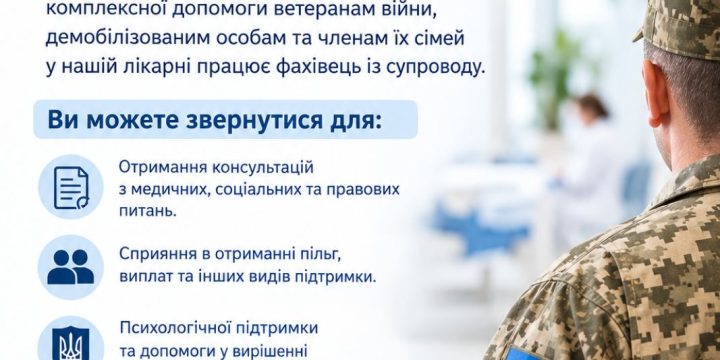 Фахівець із супроводу ветеранів та демобілізованих осіб